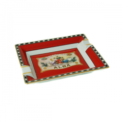 Elie Bleu Alba Red Ashtray