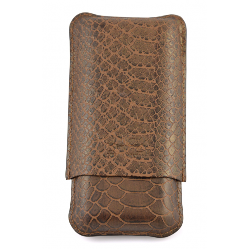 Cigar Must Accessories Cigar Case Bronze 3 cigars