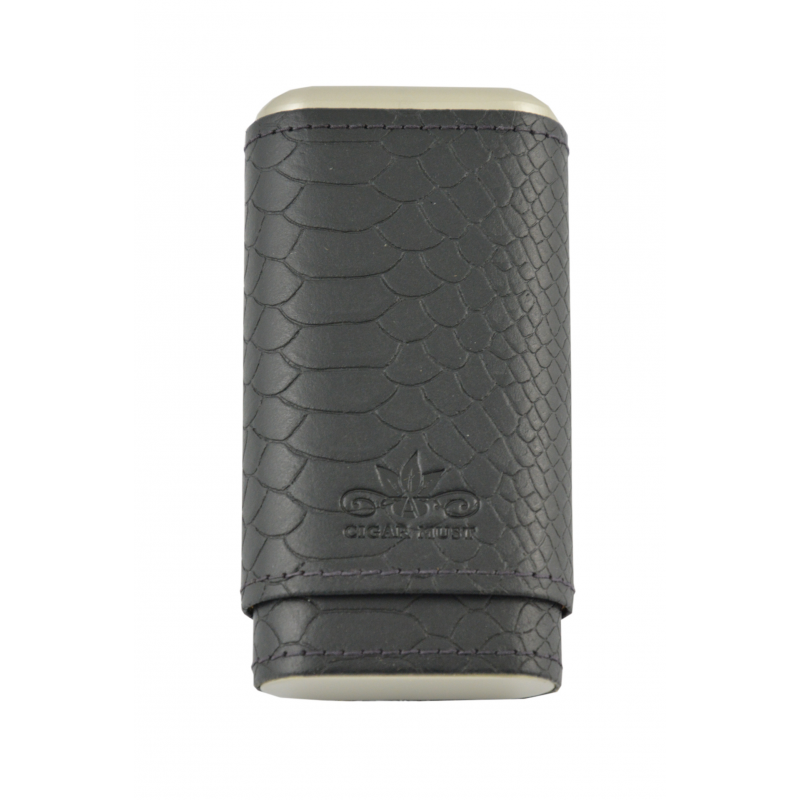 Cigar Must Accessories Cigar Case Rigid 3 cigars Black