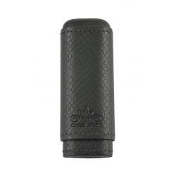 Cigar Must Accessories Cigar Case Rigid 2 cigars Black