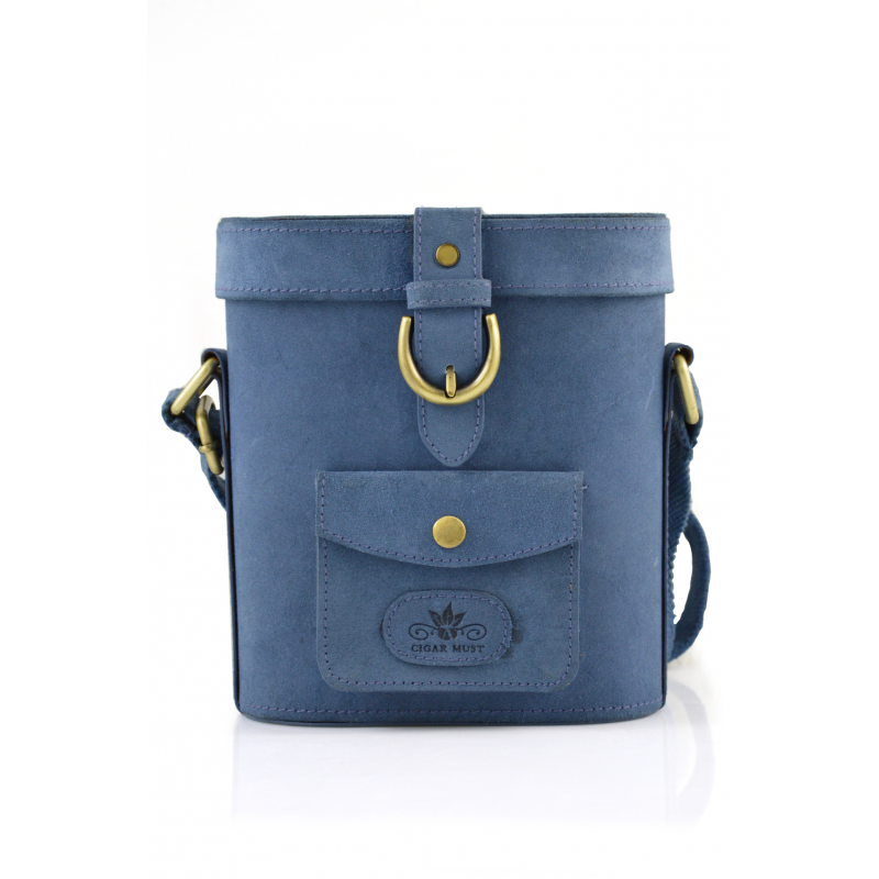 Cigar Must Accessories Cigar  Travel Humidor Blue