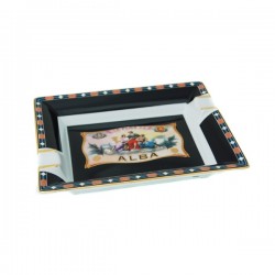 Elie Bleu Alba Black Ashtray